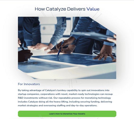 Catalyze Partners screen 2
