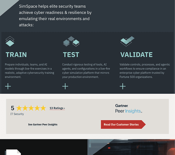 Simspace screen 1